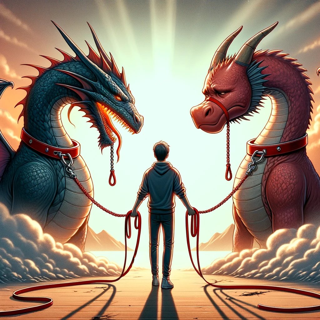 Read more about the article Taming the Dragons within : Laziness and Self-Pity